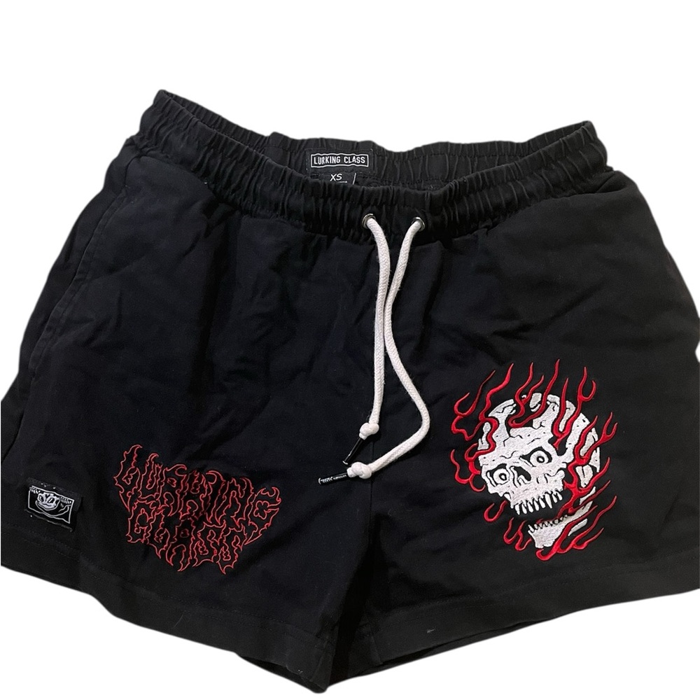 Lurking Class Women's Black Athletic Shorts